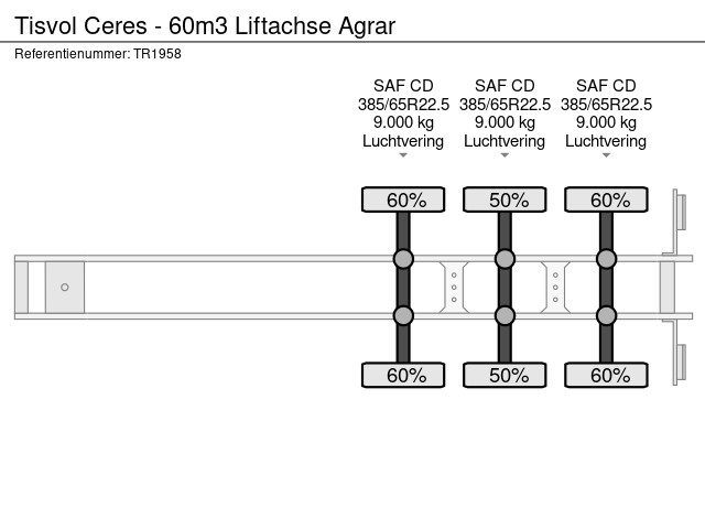 Tisvol Ceres - 60m3 Liftachse Agrar – Bild 13