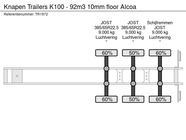Knapen Trailers K100 - 92m3 10mm floor Alcoa – Bild 12
