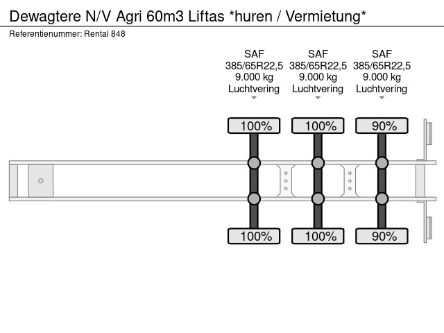 Dewagtere Agri 60m3 Liftas *huren / Vermietung* – Bild 21