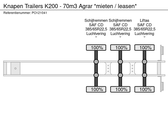 Knapen Trailers K200 - 70m3 Agrar *mieten / leasen* – Bild 28